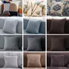 Almohada 40 40 cm cubierta impresa poliéster fundas de almohada decorativas tiro colorido para sofá decoración del hogar caso