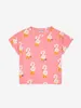 T-shirty Nowe 2023 Bobo Summer Kids Girls T-shirts Cartoon Print Druku