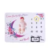 18 estilos bebé fotografía de fondo mantas de conmemoración accesorios fotográficos letras flor animales manta de franela fotográfica