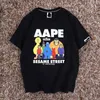 Designer fashion Luxury Apes Classic shirt Mens And Women couples T Shirt Hip Hop ape Shark Top Summer Breathable Versatile High Street Trend tshirt