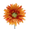 Flores decorativas Tallo único 55 cm de largo Flor artificial Gerbera azteca para la decoración de la boda de Navidad Decoración del hogar