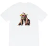 20FW Karikatür Rammellzee Erkek Tişörtleri Tanrılar Karakter Kutusu Amerikan Yaz Sınırlı Yüksek Sokak Tasarımcısı T-Shirt Nefes Alabbe Moda Çiftler Kısa Kollu Tjamtx112