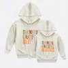 T Shirts exclusieve Girlymax Thanksgiving Fall Baby Girls Mama Me Bleekte Hoodie Boutique Top Leopard Gezegende lange mouw Kinderkleding 230210