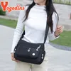 Evening Bags Yogodlns Oxford Waterproof Shoulder Bag Women Casual Crossbody Bag Multifunction Shopping Handbag Large Capacity Messenger Bag 230211