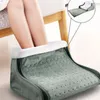 Couvertures Chauffe-pieds chauffants Coussin chauffant électrique pour pieds avec 6 réglages de chaleur Protections contre la surchauffe Couverture lavable en machine à arrêt automatique