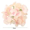 Dekoracyjne kwiaty 50pc przyciągające wzrok realistyczne sztuczne kolorowe kolorowe hortensje dekoracja ślubna