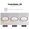 LED LED Square Square Round Energy Saving Nodic Home Ing Flush Mount Teto para o quarto Luz da sala de estar 0209