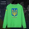 Herr hoodies ukraina ukrainska ukr ukrayina mens hoodie tröjor män nation tröja tunna streetwear klädtråden 20