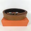 Cintura in vera pelle con fibbia alla moda Larghezza 40 mm 12 stili Alta qualità con cinture da uomo firmate Box