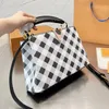 Lyxdesigner plånbok axelväska tygväskor stor crossbody väska för kvinnor äkta läder handväskor kvinnor shoppingväskor handväska veckor casual plånbok de totes