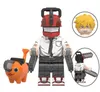 애니메이션 전기 톱 남자 블록 장난감 미니 Denji 액션 피규어 빌딩 벽돌 장난감 선물