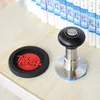 Tamper Der Force-Tamper mit Metall-/Holzgriff, flacher Basis, 58,5 mm, Handpresse, Kaffeepulver-Hammer, Werkzeuge 230211