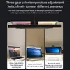 TABEL LAMPS USB SCHERM MONITOR LICHT TOUWENBEREIK LAMP RUIMTE SAVERING Oogbescherming Geen verblinding Home Office voor studie Laptop