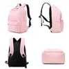 Bolsas de escola Mulheres simples Japão Estilo Canvas de 14 "Laptop Mochilas Meninas Viagem Diário Diário à prova d'água Senhoras fofas