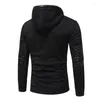 Men's Hoodies Big Yards Fashion Leather Hooded Coat Of Cultivate One's Morality Long-sleeved Fleece