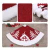 Decorações de Natal Tree Skirtmat Carpet Acessório OrnamentRug Red Red Rússico Rústico Rústico Acessórios de Pano Branco Branco