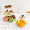 Plates 3 Tier Cake Stand Style European Wedding Party Multi Layer Plastic Three-tier Fruit Tray Snack Candy Kitchen Tools