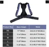 Supporto per la schiena Uomo Donna Correttore posturale Cintura Clavicola Colonna vertebrale Correttore lombare Correzione corsetto Smettila di slouching Trainer