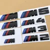 1 st Glanssvart 3D ABS M M2 M3 M4 M5 Krom emblem Bil Styling Fender Trunk Logo Dekal för BMW bra kvalitet253r336R