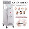 تجميد الدهون EMS Cryo Plate RF Machine Machine Sellulite Removal Trouze Body Sculpting Mustr