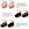 Nail Gel MEET ACROSS Base Top Coat Matte 8ML Function Long-lasting Manicure Primer Polish Soak Off UV Varnish