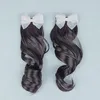 Acessórios para cabelos, peruca infantil, bebê vestindo chapéu de chapéu de cabelo de cabelo fibra de boneca linda menina menina garotas lindas vestir -se