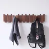 Hangers Racks Wall Mounted Creative Coat Solid Wood Clothes Hook Entrance Door Hanger Wooden Nail Hanging Home Decoration 230211