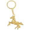 Keychains DIY Fashion Horse Key Chain Car Keychain Ring Keyfob Zinc Alloy Keyring