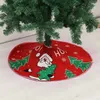 Decorazioni natalizie Tappetino per gonna per albero riutilizzabile Tappetino decorativo dai colori vivaci Multi stili Babbo Natale