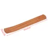 Qbsomk Natural Wooden Incense Stick Holder Ash Catcher Burner Holder Home Decoration