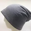 Berretti Cartoon Peluche Lana di cotone Lavorato a maglia Carino Tinta unita Nero Grigio Cappello invernale caldo Uomo Lady Berretti con cappuccio morbido a doppia faccia