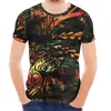 Heren t shirts polynesische stam ontwerpen print Hawaiiaanse stijl zomer sport slank fit shirt luxe heren met korte mouw t-shirt