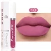 Lipgloss sexy langdurige fluwelen matte vloeistof lipstick make -up vrouwen schoonheid rode anti -aanbak cup waterdichte lipgloss groothandel