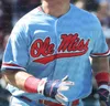 Nuevas camisetas viste camisetas de béisbol de la NCAA Ole Miss College 2021 Tyler Keenan Servideo Anthony Tim E