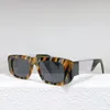 Funky zonnebril voor vrouwen en mannen zomer 6173 stijl anti-ultraviolet retro plaat vierkant full frame full frame mode bril willekeurige doos