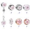 S925 Sterling Silver Beads Charms Bracelets Designer For Women Magnolia DIY Bracelets Jewelry Accessories