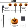 Halloween LED Pumpkin Lamp 2.5M 5Buls Solar/Battery Operated Outdoor Garden Lawn Lights For Christmas Holiday Piarty Patio Decor