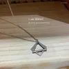 Pendentif Colliers Collier Pour Femmes Géométrique Évider Carré Triangle Mode Simple Hip Hop Bijoux Accessoires En Gros