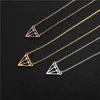 Pendentif Colliers 10 Géométrique Creux Écrou Cône Pastille Charme Collier Plat Polygone Triangle Forme Dames Losange