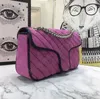 Axelväska designer kedja crossbody väskor kvinnors handväska små plånböcker för kvinnor på verklig läder klaff kvalitet messenger stor kapacitet plånbok klassisk satchel