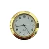 Gold 1 7/16 inch plastic insert clock standand size arabic dial fit up clockparts PC21S movment