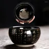 Tassen Untertassen Keramik Herz Sutra Teetasse Porzellan Blatt Meister Teetasse Kreative Zen Buddha Büro Wasserbecher Home Decor Zubehör Trinkgeschirr