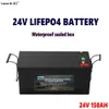 12V 24V LIFEPO4 Batterij 150AH 200AH Oplaadbare batterij 36V 300Ah Camping Schip RV Lathe Cart Inverter Zonne -back -up waterdicht