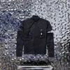 xinxinbuy Men designer Jacket coat 23ss Nylon Metal triangle label zipper sleeves short sleeve cotton women khaki black gray S-3XL