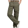 Men's Pants Army Cargo Men Casual Multi Pockets Homme Male Streetwear Combat Military Tactical Cotton Trousers Hip Hop ClothesMen's