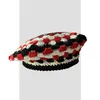 Beanieskull Caps Sonbahar Renkli Tığ işi Tığ işi Bere Bere Kapağı Kadın Kore Retro Moda Saçak Ressam Şapkaları Boinas 230211