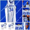 농구 유니폼 Kentucky Wildcats 2022 농구 유니폼 오스카 Tshiebwe Sahvir Wheeler Kellan Grady Keion Brooks Jr. Daimion Collins dont