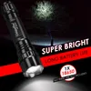 Flashlights Torches Unieke Fire 2pcs XM-L2 High Power Helderheid LED Torch 5 Modi Verstelbaar Zoombaar waterdicht voor jachtkamp