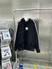 xinxinbuy Men designer hoodie Sweater Stripe sleeve letters Embroidery cotton casual fashion women black white blue M-2XL