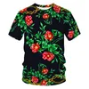 Męskie koszule T Summer Luksusowy metalowy wzór 3D T-shirt Modna moda wygodna krótkie top